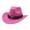 Hot Pink, variant on Krdevn Western Denim Curved Top Hat Woolen Big Brimmed Hat Autumn and Winter Style British Jazz Hat,One Size