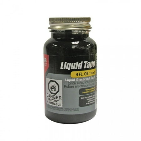 4oz Waterproof Liquid Tape - Black (Best Way To Take Liquid Iron)