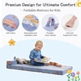thumbnail image 4 of Foldable Floor Mattress for -Glow in The Dark  Nap Mat with Storage Bag, Portable  Floor Nap for Travel, , Camping, RV, Playroom,, 4 of 6