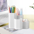 thumbnail image 4 of (White)Hexagonal Pen Holder, Plastic Hexagonal Pen Holder, Pencil Organizer, Stationery Hexagonal Pen Holder, Multifunction Pencil Container, Pencil Pot, 4 of 5