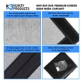 thumbnail image 3 of Nuk3y Magnetic Screen Door Mesh Curtain Fiberglass, 3 of 4