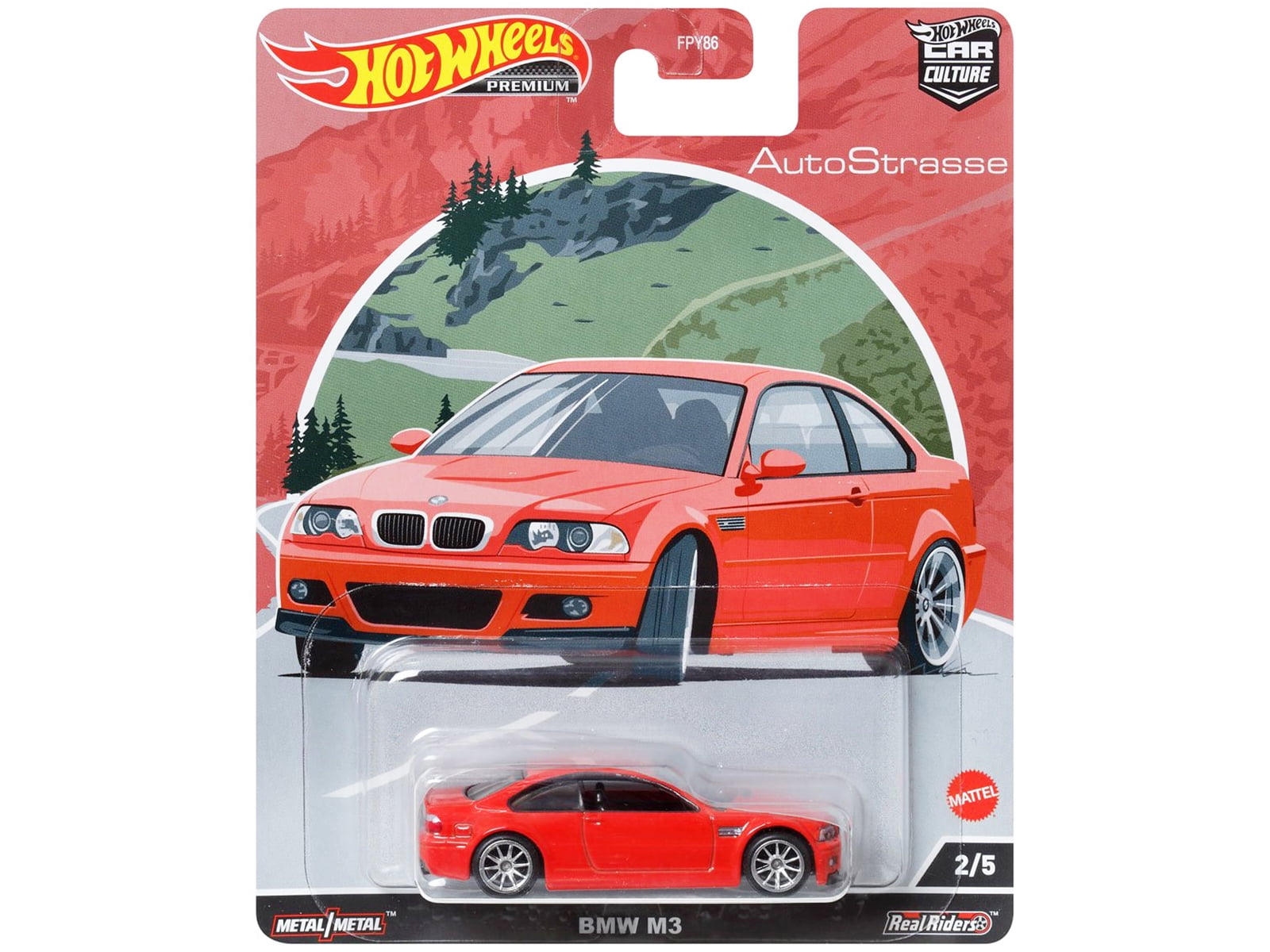 Auto Strasse 5 piece Set "Car Culture" Series Diecast Model Cars by Hot Wheels