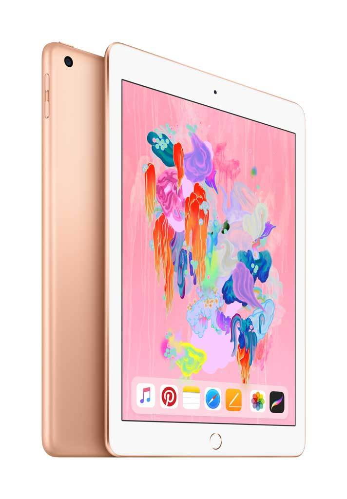 Apple iPad (6th Gen) 128GB Wi-Fi - Gold - Walmart.com