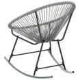 thumbnail image 2 of vidaXL Rocking Chair All Weather Resistant Patio Rocker Chair Poly Rattan, 2 of 25