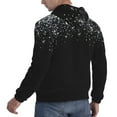 thumbnail image 6 of Wukai Silver Glitter1 Print Men Hoodies Fleece Sweatshirts Long Sleeve Sweaters Pullover Fall Outfits Winter Clothes-4X-Large, 6 of 7