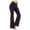 Purple, variant on XFLWAM Flare Leggings for Women Crossover High Waisted Yoga Pants Casual Bootcut Workout Bell Bottom Leggings with Pockets