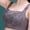 Dusty Purple, variant on Ultra-thin BCDEFG Full Cup 52E Adjustable Gathered Bra Anti-sagging Summer Large Chest Appears Small Lace for Women Anti-emptied