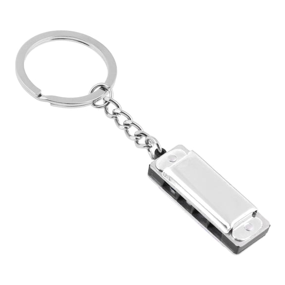 COOLHOOD Colorful Harmonica Keychain Harmonica Small 8 Tone 4 Holes for Chain for rings for Toy