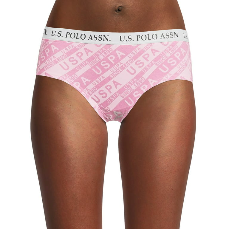 U.S. Polo Assn. Women's Hipster Panties, 7-Pack 