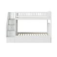 thumbnail image 6 of AFI Westbrook Staircase Bunk Twin over Twin with Twin Size Urban Trundle Bed, White, 6 of 9