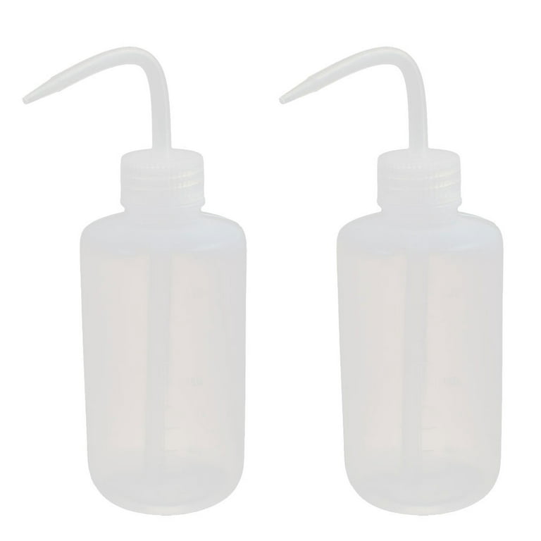 AKOLAFE 10pcs Wash Bottle 8 oz Squeeze Bottles for Tattooing 250ml Tattoo Bottle with Scale Plastic Squirt Bottle for Liquids Lash Rinse Bottle for