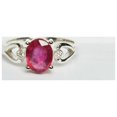 thumbnail image 1 of Natural Certified SterlingSilver 6Ct RubyStone Handmade Antique Ring US8, 1 of 6