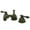 Oil Rubbed Bronze, variant on Kingston Brass KS3960AL 8 in. Widespread Bathroom Faucet, Matte Black