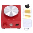 thumbnail image 2 of Mini Pottery Wheel, Space Saving Adjustable Speed Pottery Wheel Easy Operation Stable Rotation Low Noise  For School For DIY For Home, 2 of 8