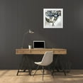 thumbnail image 3 of Goldberger, Jennifer 12x12 White Modern Wood Framed Museum Art Print Titled - Crackled Stems II, 3 of 4
