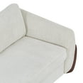 thumbnail image 5 of Christopher Knight Home 89" Chenille Upholstered Sofa, 3-Seat Couch with Foam Cushions and Wood Legs, Beige, 5 of 13