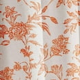 thumbnail image 3 of Blue Shower Curtain Floral Cotton Linen Cottagecore Shower Curtain for Bathroom 72" W x 72" L, 3 of 4