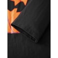 thumbnail image 6 of Family Matching Halloween Pajamas Dog Clothes Pumpkin Print Long Sleeve Tops and Pants Sleepwear Set, 6 of 10