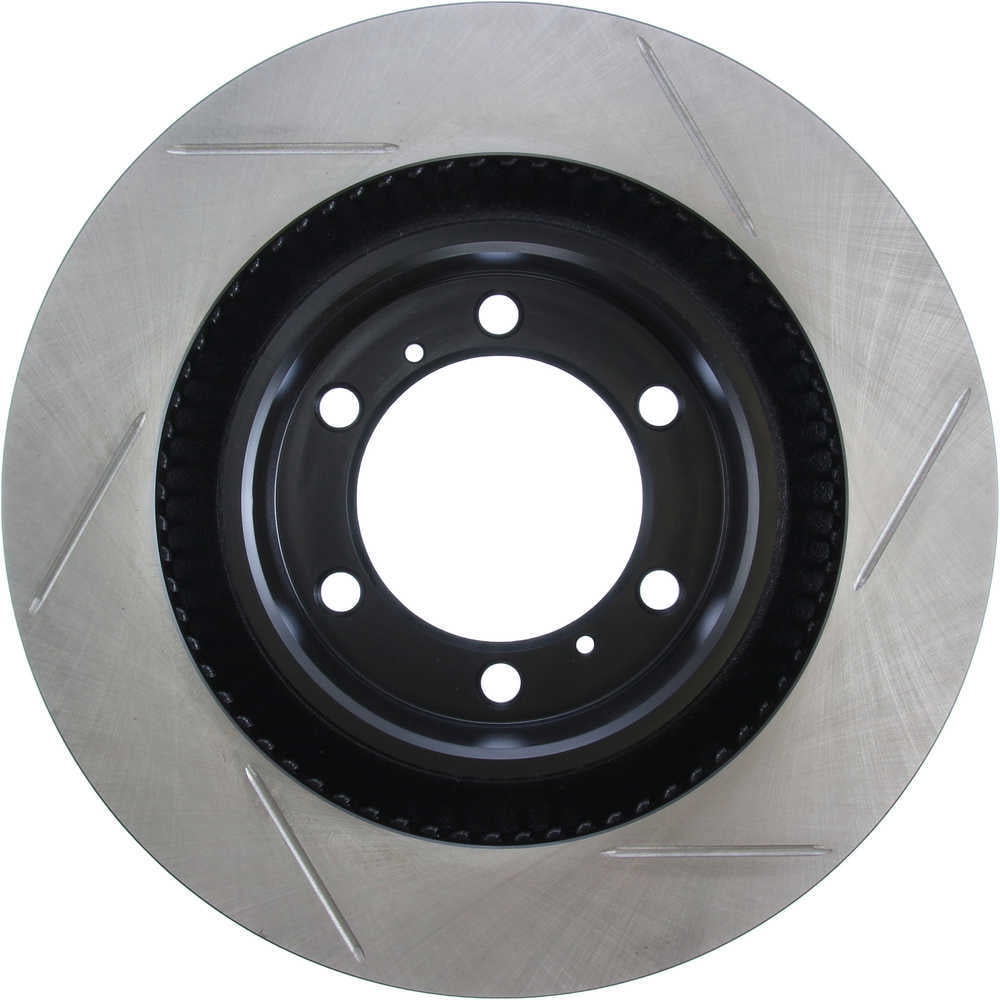 StopTech 126.44174CSR Sport Cryo-Treated Slotted Disc Brake Rotors, split-core castings for uniform