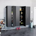 thumbnail image 2 of Prepac HangUps Storage Cabinet 72 in x 90 in x 16 in Wood Composite, Black, 2 of 6