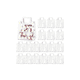 thumbnail image 1 of 15 Bolsa Regalo Con Asa Transparentes Transparente  con flores blanca, 1 of 3