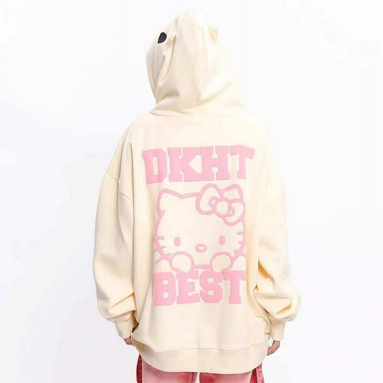 Sanrio Thick Coat Hello Kitty Melody Kuromi Cute Y2K Anime