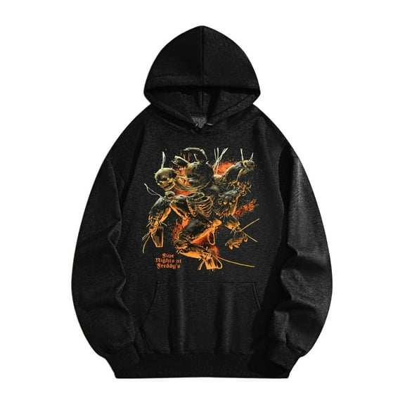 Five-Nights at Freddy Merch Mens Ultimate Heavyweight Pullover Hoodie Sweatshirt