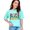 Chalky Mint, variant on Dope Black Mom, Groovy Retro Wavy Text, Crunchberry Comfort Colors T-Shirt, XL