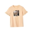 thumbnail image 4 of Camiseta para mujer, ropa de calle, camiseta clásica con cuello redondo para desplazamientos con mochila XL, 4 of 7