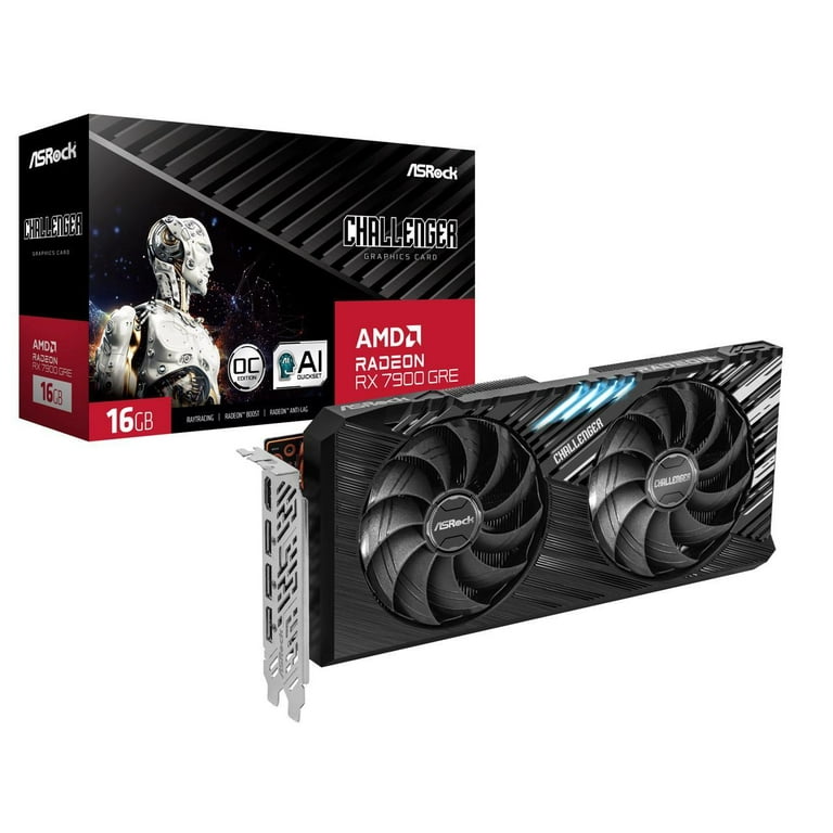 ASRock Challenger Radeon RX 7900 GRE 16GB GDDR6 PCI Express ASRock Challenger Radeon RX 7900 GRE 16GB GDDR6 PCI Express