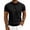(Casual 49)Black, variant on T Shirts for Men Short Sleeve Crewneck T-Shirt Casual Solid Color Loose Square Check Comfort Basic Going-Out Tees Shirt