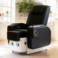 thumbnail image 4 of Multifunctional Electric Pedicure Spa Chair Massage Recliner Manicure Nail Art Station Salon Beauty Spa Tattoo with Smart Foot Bathtub(Black), 4 of 17