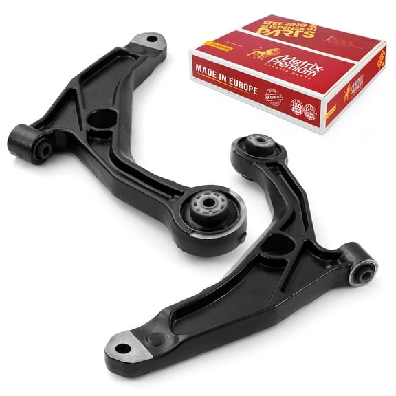 Metrix Premium Chassis Parts - Front Left & Right Lower Control Arm Kit Fits 2009-2020 Dodge Journey, Replacement RK641333, RK641334, Made in Europe