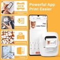 thumbnail image 4 of Wireless Label Printer P50 Inkless Bluetooth Thermal Label Maker Adhesive Label Sticker Machine ,Easy to Operate, 4 of 8