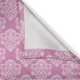 thumbnail image 5 of Ambesonne Damask Grommet Curtain, Middle Eastern Blossom, 50" x 108", Pink White, 5 of 6