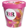 thumbnail image 3 of Baskin-Robbins Rainbow Sherbet, 14 fl oz Cup – Pineapple, Orange, and Raspberry Flavored Sherbet, 3 of 11