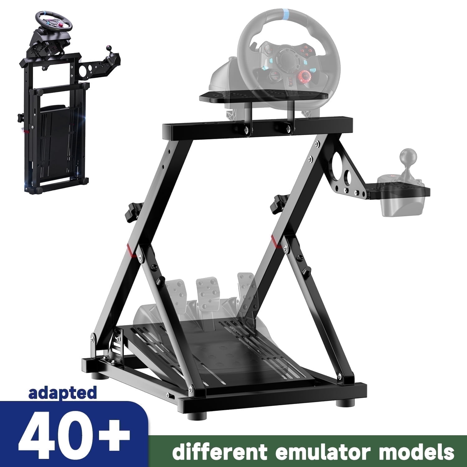Wheel Stand Pro Deluxe V2 Gaming Shifter Stand Compatible