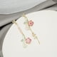 thumbnail image 4 of Pendientes largos, pendientes con borlas, pendientes con flores para mujer, joyas con flores, pendientes largos con flores, pendientes, 4 of 7