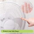 thumbnail image 3 of LAICAIW 2 Pack-18" Fan Safety Protection Cover,Kid Children Finger Protect Fan Net Guard,Washable Pedestal Fan Dustproof Cover,Summer Home Fan Safety Dust Cover for Parents of Toddlers(1pcs/Black+1pc, 3 of 7
