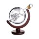 thumbnail image 1 of Injueey Globe Glass Crystal Whiskeys Spirits Bottle Wine Barra de herramientas 1000 ml, 1 of 1