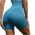 thumbnail image 2 of Shorts pour Femmes Pantalons pour Femmes Mode Décontractée Musculation Course Yoga Shorts Couleur Unie, 2 of 4