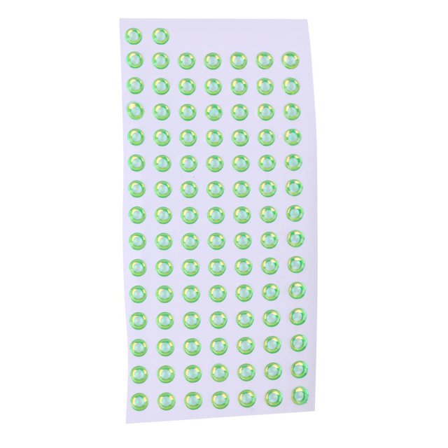 100 piezas de ojos 3D de 5 mm eñuelos Ojos holográficos Ojos falsos Verde shamjiam Pescando los ojos del señuelo
