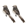 thumbnail image 2 of Dserhfy 2Pcs Artificial Bird Ornaments Realistic Looking Adorable Appearance Polystyrene Simulation Bird Ornament Backyard Statues Decor for Home, 2 of 8