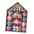 thumbnail image 2 of Juego de Adornos de Navidad mayimx 70 Piezas Inastillable Rosa, 2 of 9