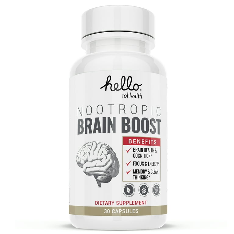 Brain Booster Nootropic Supplement for Mental Clarity, Increased