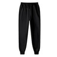 thumbnail image 7 of BRDFRL Womens Sweatpants with Pockets Cotton Solid Color Drawstring Women's Pants with Pockets Sweat Pants Trousers Black 2XL, 7 of 7
