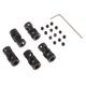 thumbnail image 5 of Acoplador de eje flexible 5 Unids Acoplamientos De Eje 4mm A 6mm Acopladores De Ejes De Motor Para DIY - 6 a 6 mm 6 a 6 mm Magideal Acoplador de eje flexible, 5 of 7
