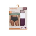 thumbnail image 4 of Warners® Blissful Benefits Women's Dig-Free Comfort High Waist Microfiber 3-Pack Brief S-3XL, 4 of 5