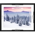 thumbnail image 5 of Art.com Fantastic Evening Winter Landscape Photographic Print by Leonid Tit, Black Frame Wall Art, 21" x 17", 5 of 5
