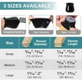 thumbnail image 5 of 24 Pcs Chair Leg Floor Protectors Round, Silicone Felt Furniture Leg Pads Caps Covers for Hardwood Floors (Fit 1-5/16" to 2"), 5 of 6